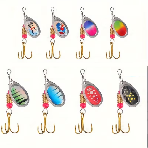 Blizgių rinkinys Rotating Composite Sparkle Bait Set